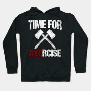 Funny Axe Throwing Pun Hoodie